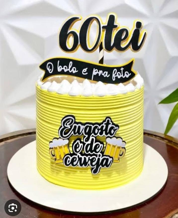 Topo de Bolo Cerveja 01 Studio/PDF/PNG