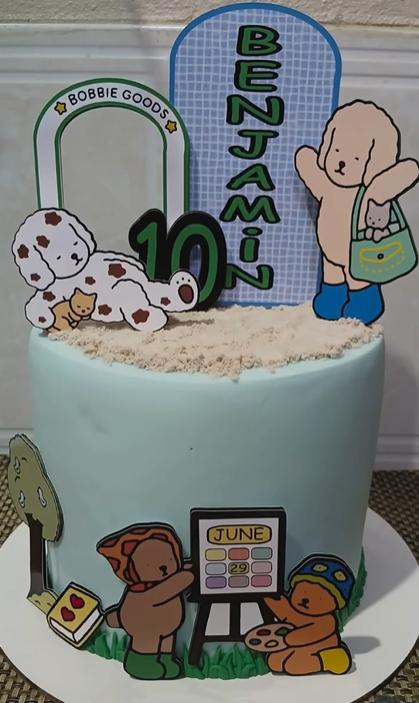 Topo de Bolo Bobbie Goods 05 Studio/PDF/PNG