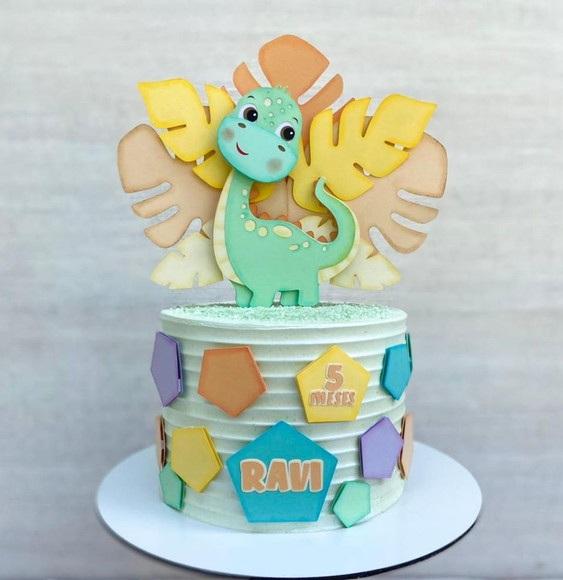 Topo de Bolo Dinossauros 12 Studio/PDF/PNG