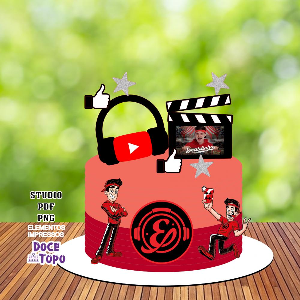 Topo de Bolo Enaldinho 01 Studio/PDF/PNG