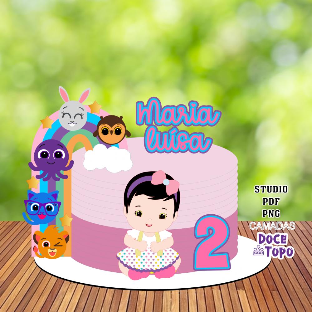 Topo de Bolo Bolofofos 07 Studio/PDF/PNG