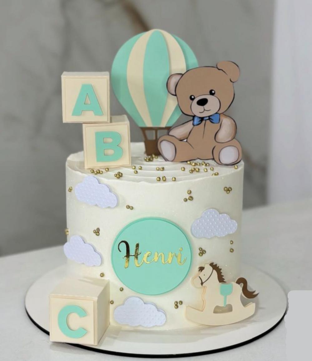 Topo de Bolo Chá de Bebê 04 Studio/PDF/PNG