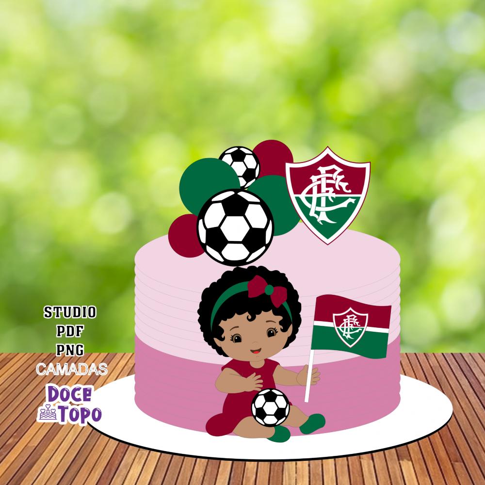 Topo de Bolo Fluminense 01 Studio/PDF/PNG