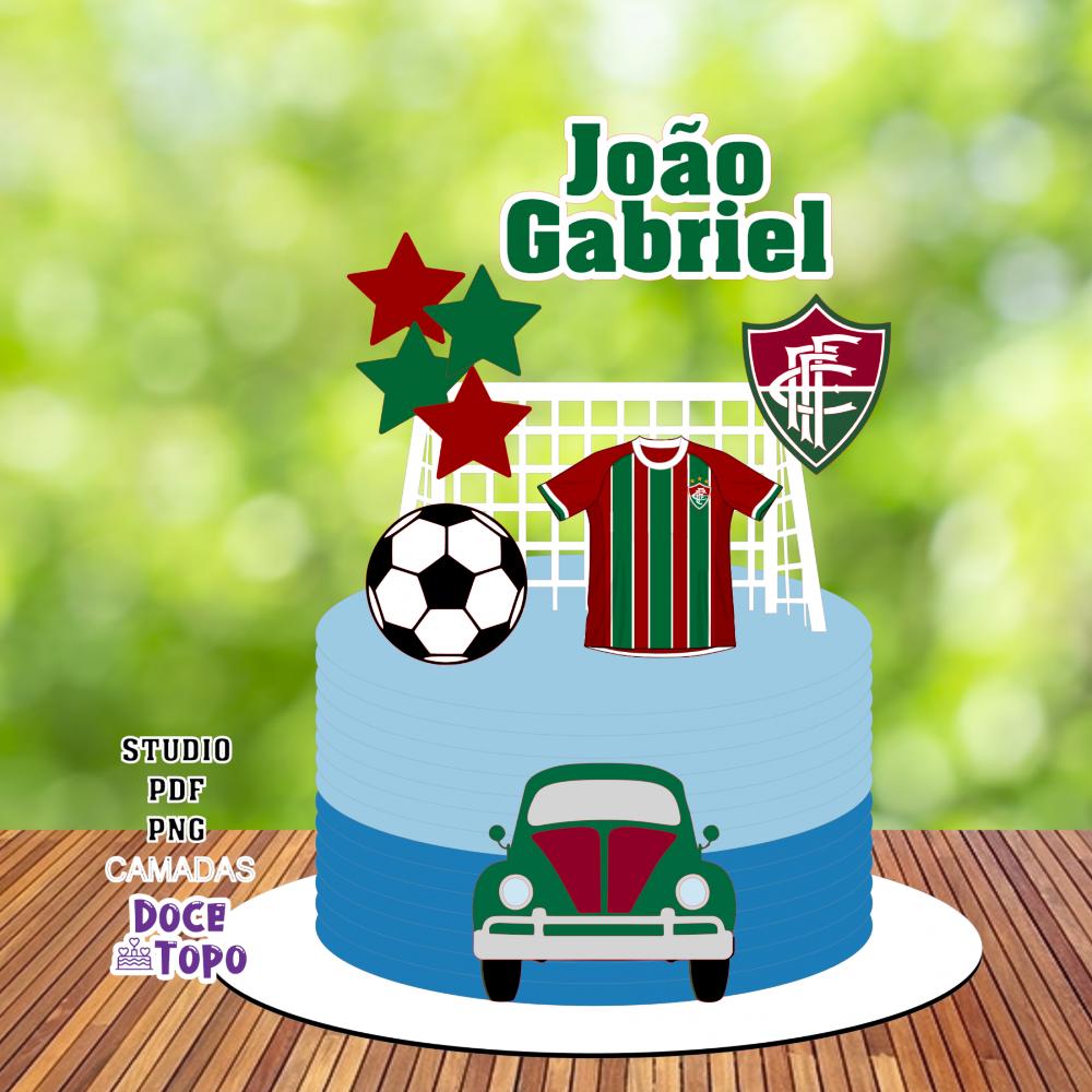 Topo de Bolo Fluminense 02 Studio/PDF/PNG