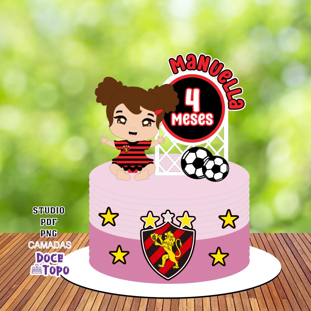 Topo de Bolo Sport 01 Studio/PDF/PNG