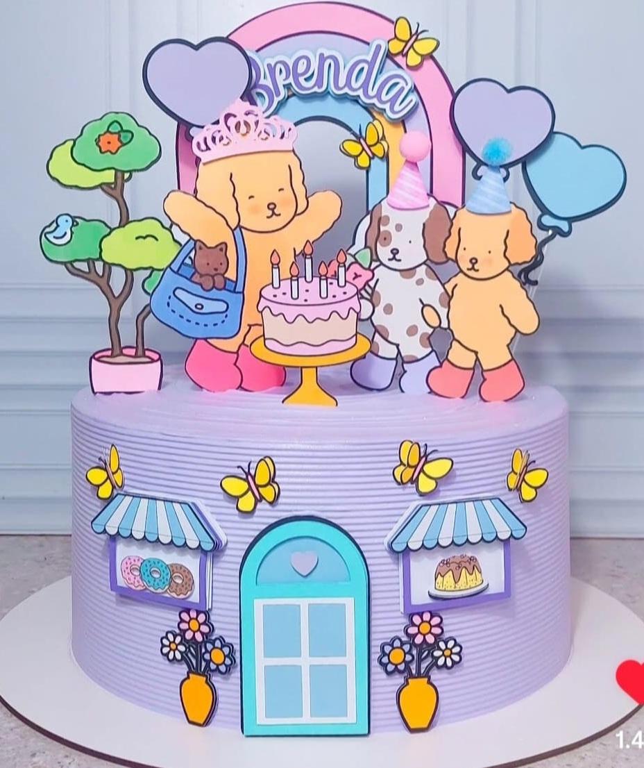 Topo de Bolo Bobbie Goods 06 Studio/PDF/PNG