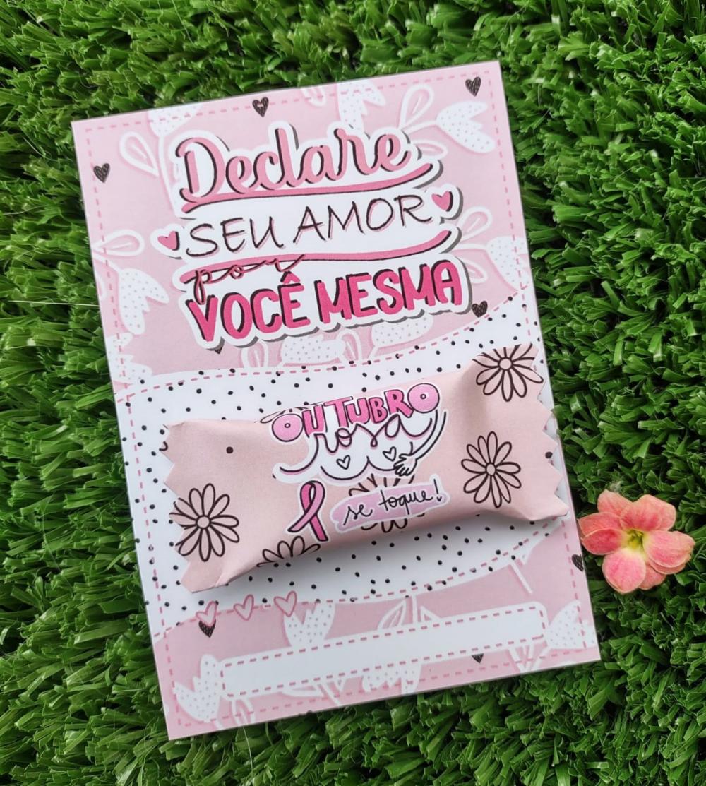 Arquivo Cartão Balinha Outubro Rosa STUDIO/PDF/PNG