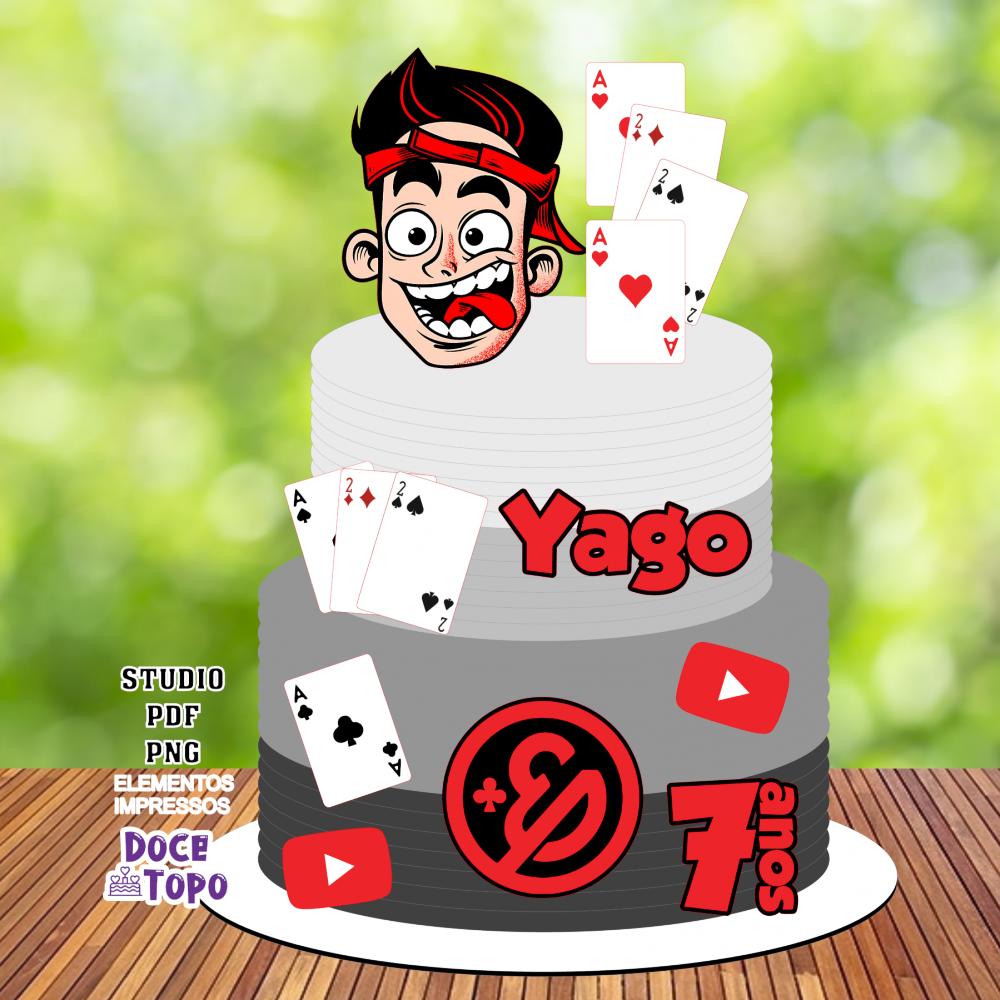 Topo de Bolo Enaldinho 02 Studio/PDF/PNG