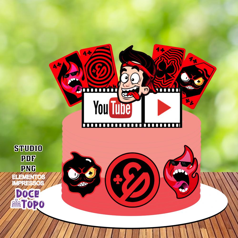 Topo de Bolo Enaldinho 03 Studio/PDF/PNG