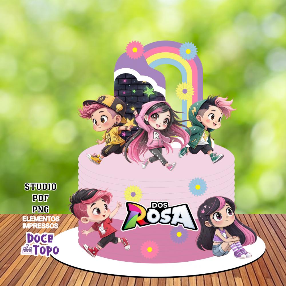 Topo de Bolo Emilly Vick 06 Studio/PDF/PNG