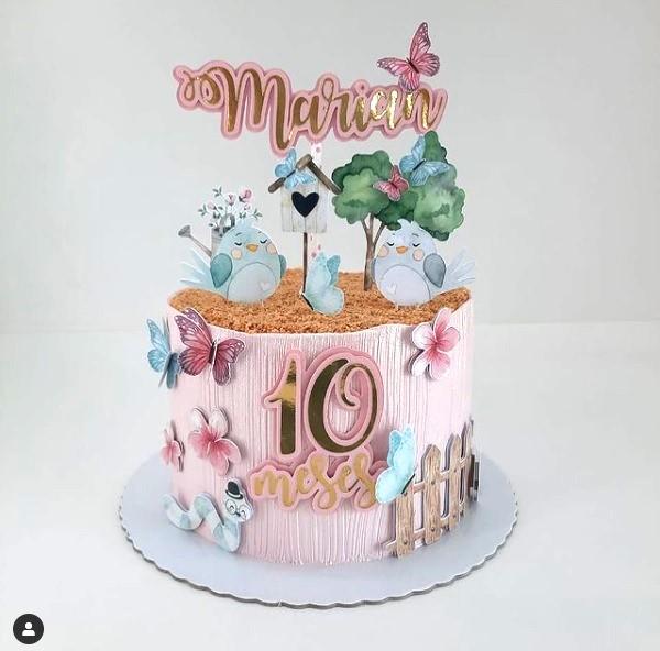 Topo de Bolo Jardim Encantado 01 Studio/PDF/PNG