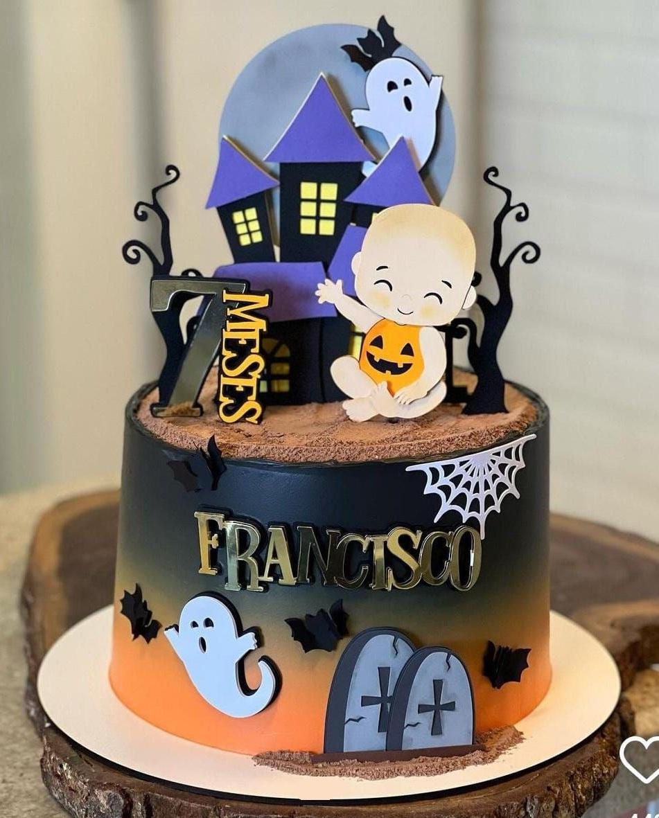 Topo de Bolo Halloween 10 Studio/PDF/PNG