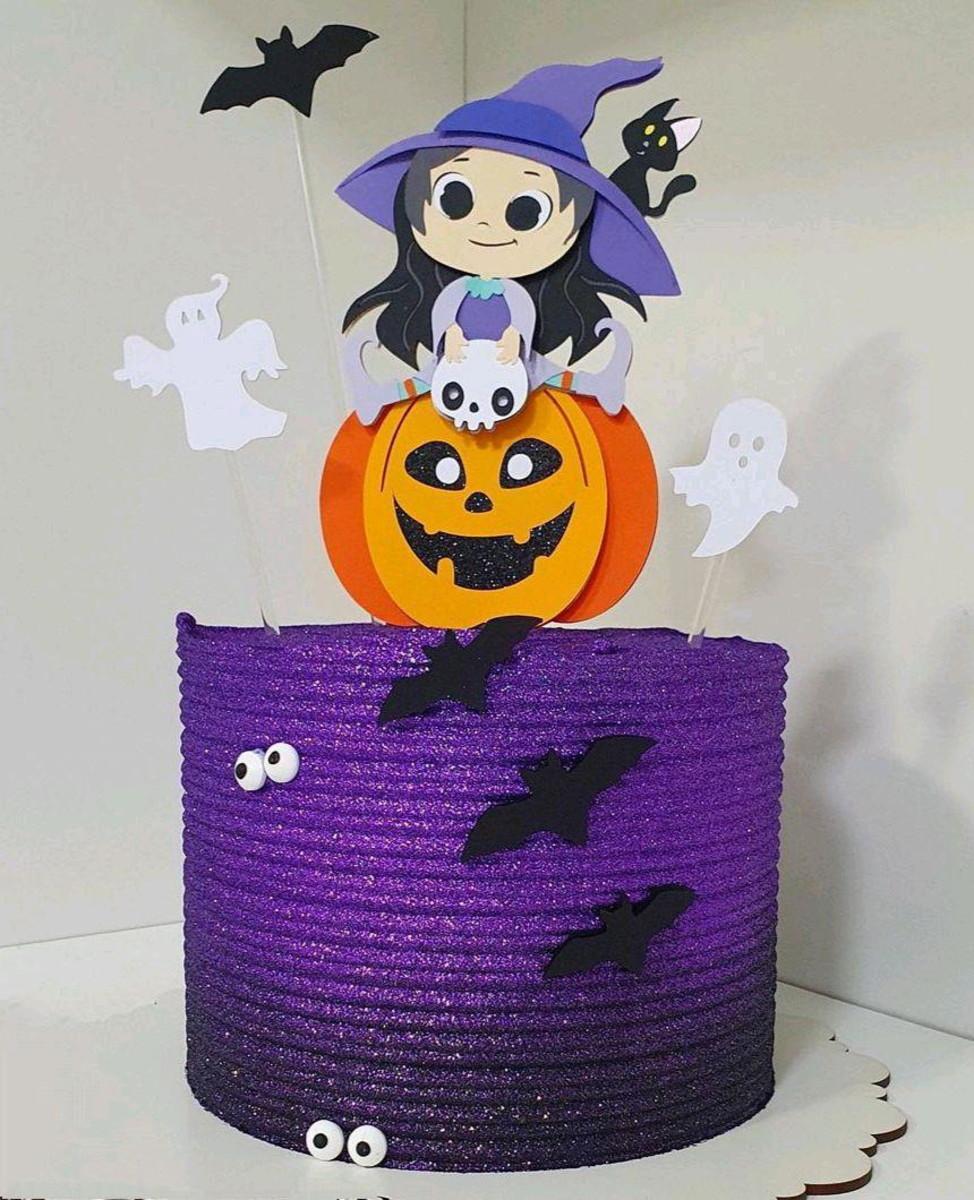 Topo de Bolo Halloween 19 Studio/PDF/PNG