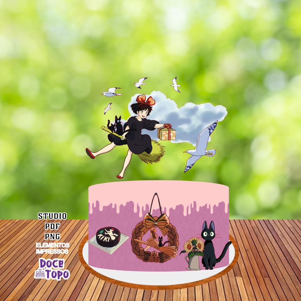 Topo de Bolo Kiki 02 Studio/PDF/PNG