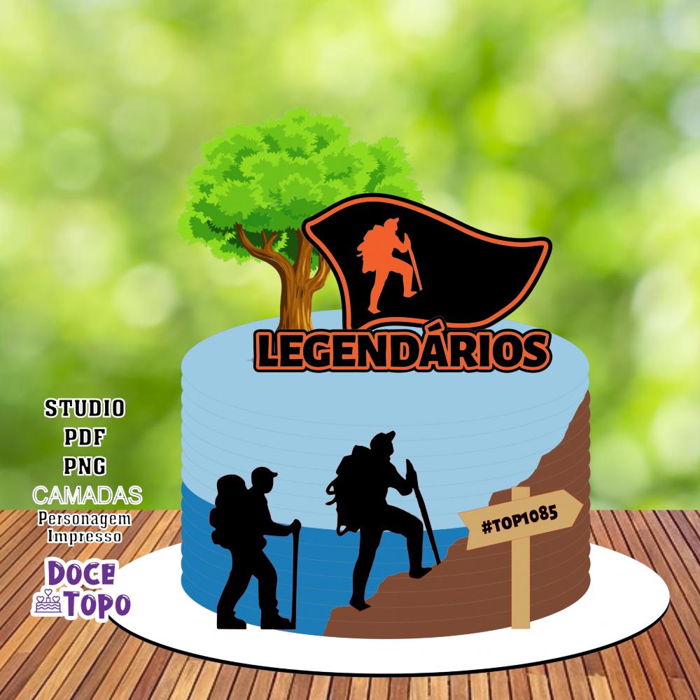Topo de Bolo Legendários 01 Studio/PDF/PNG
