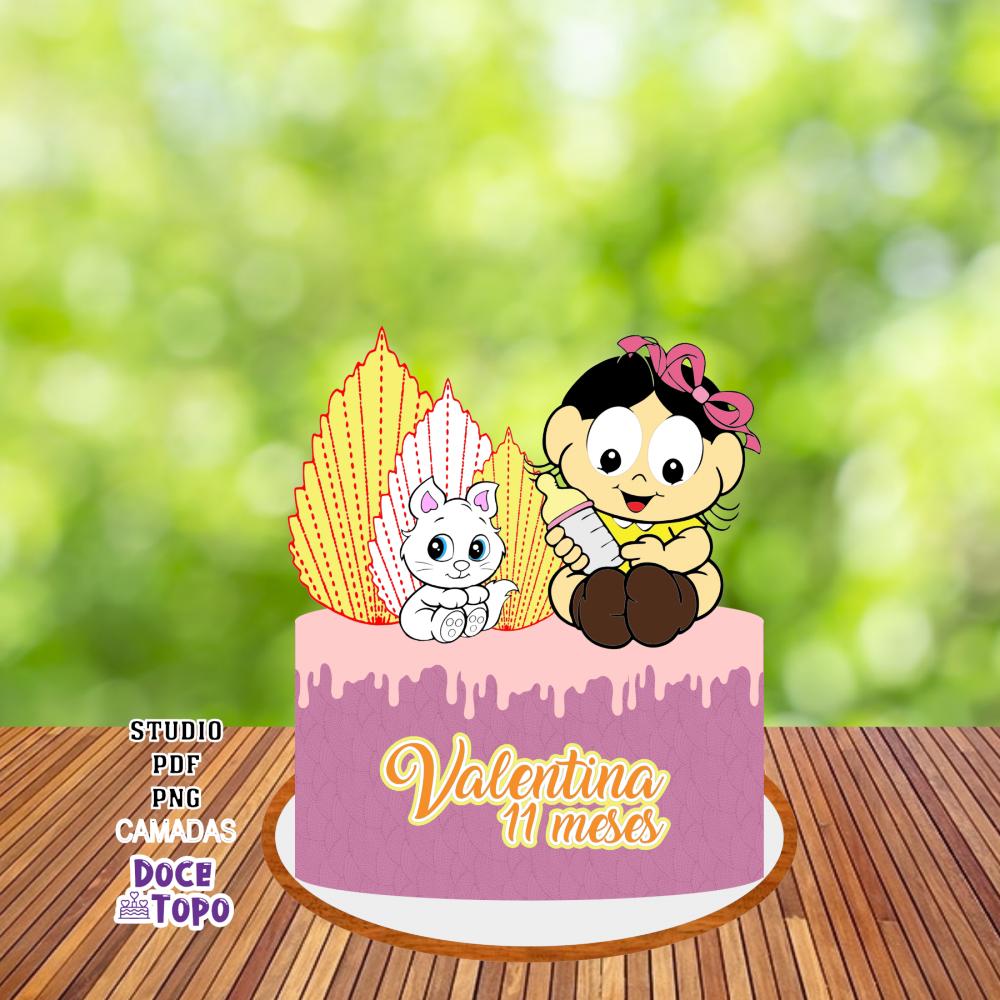 Topo de Bolo Magali 02 Studio/PDF/PNG