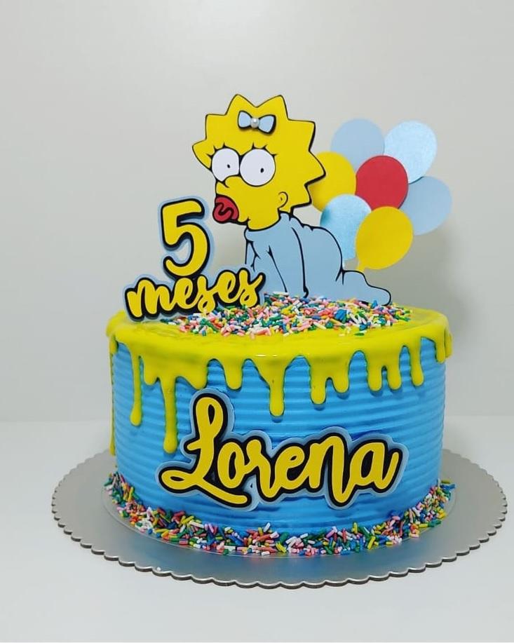 Topo de BoloMaggie Simpson 01 Studio/PDF/PNG