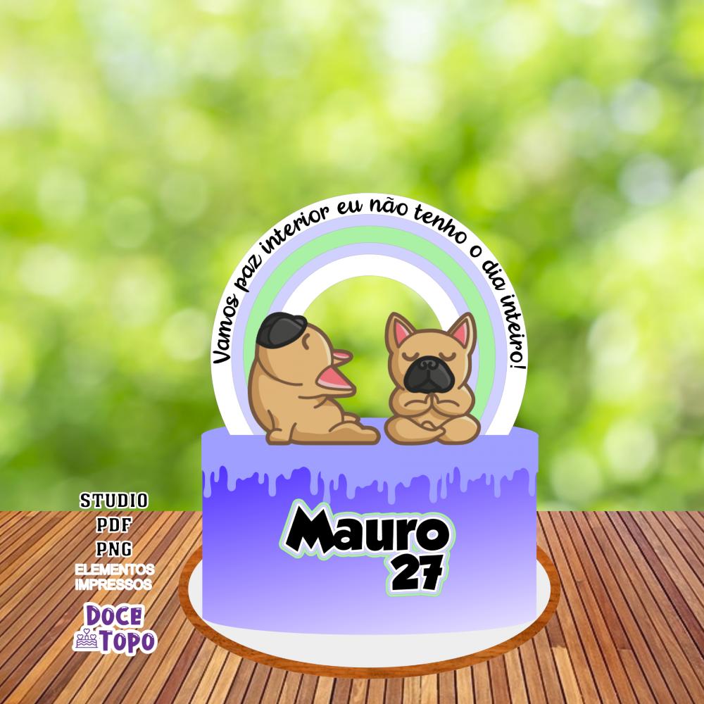 Topo de Bolo Meditação 01 Studio/PDF/PNG