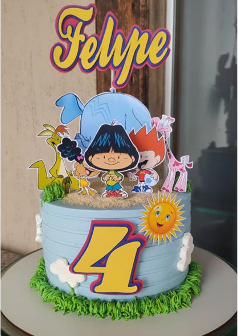 Topo de Bolo Meu Amigãozão 01 Studio/PDF/PNG