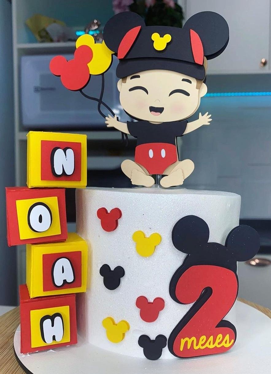 Topo de Bolo Mickey 02 Studio/PDF/PNG