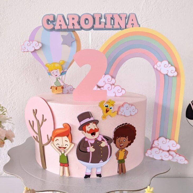 Topo de Bolo Mundo Bita 03 Studio/PDF/PNG