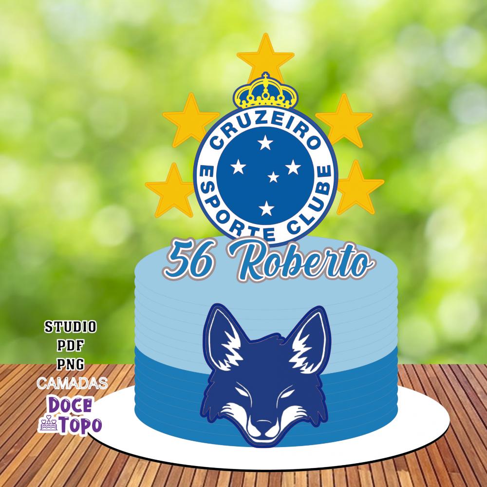 Topo de Bolo Cruzeiro 03 Studio/PDF/PNG