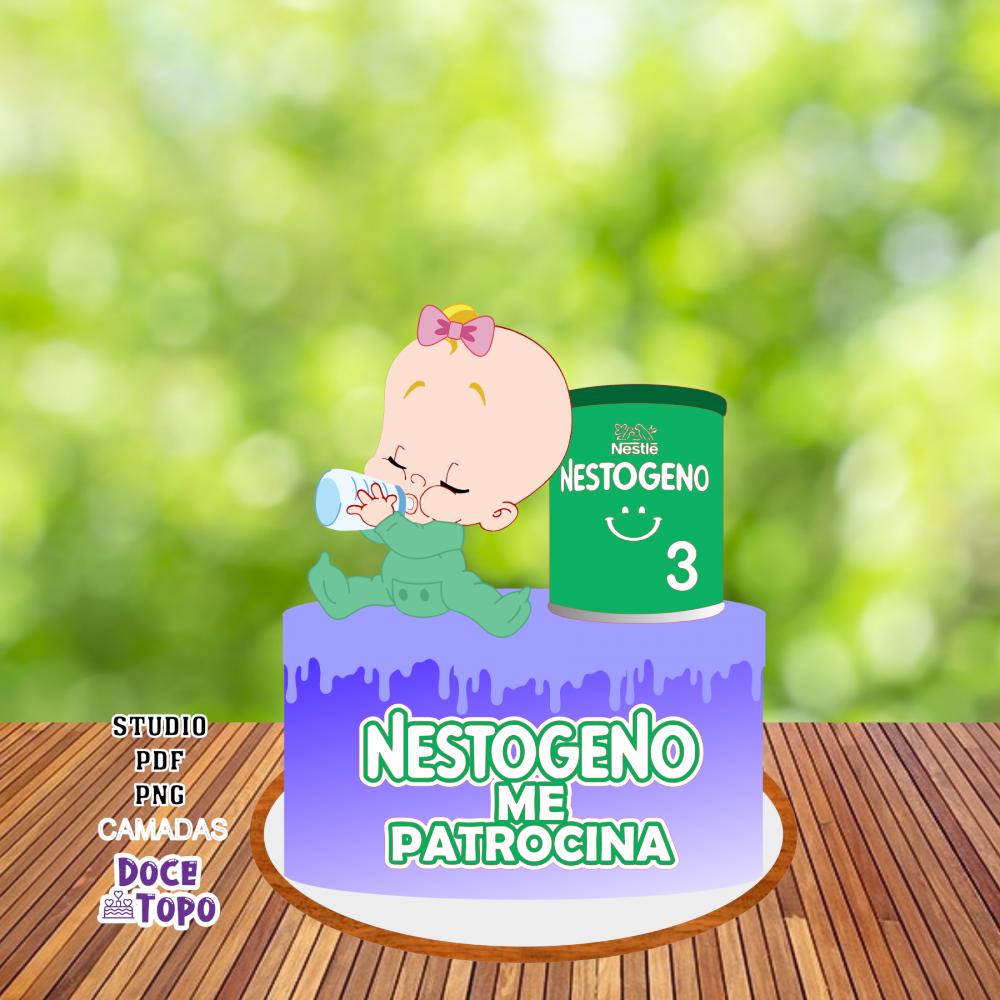 Topo de Bolo Nestogeno Studio/PDF/PNG