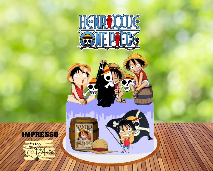 Topo de Bolo One Piece 07 Studio/PDF