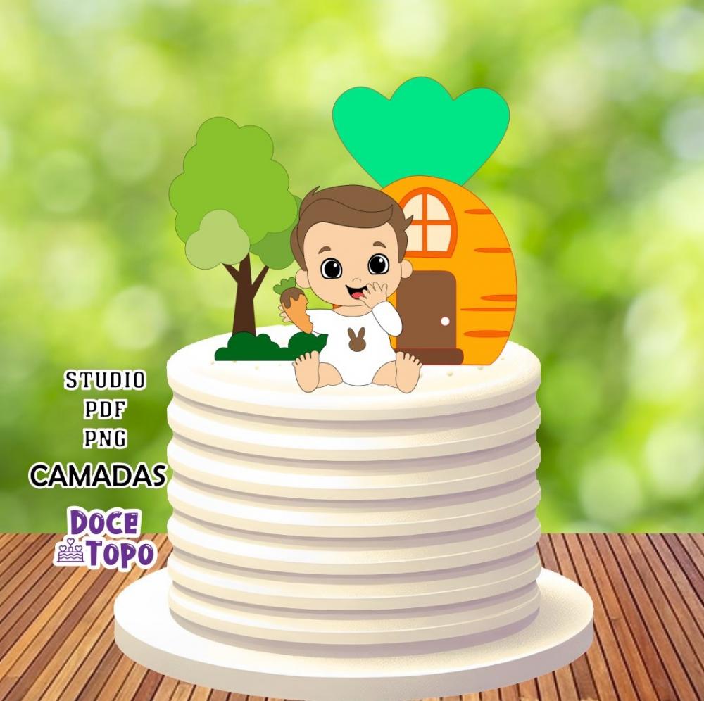 Topo de Bolo Páscoa 06 Studio/PDF/PNG