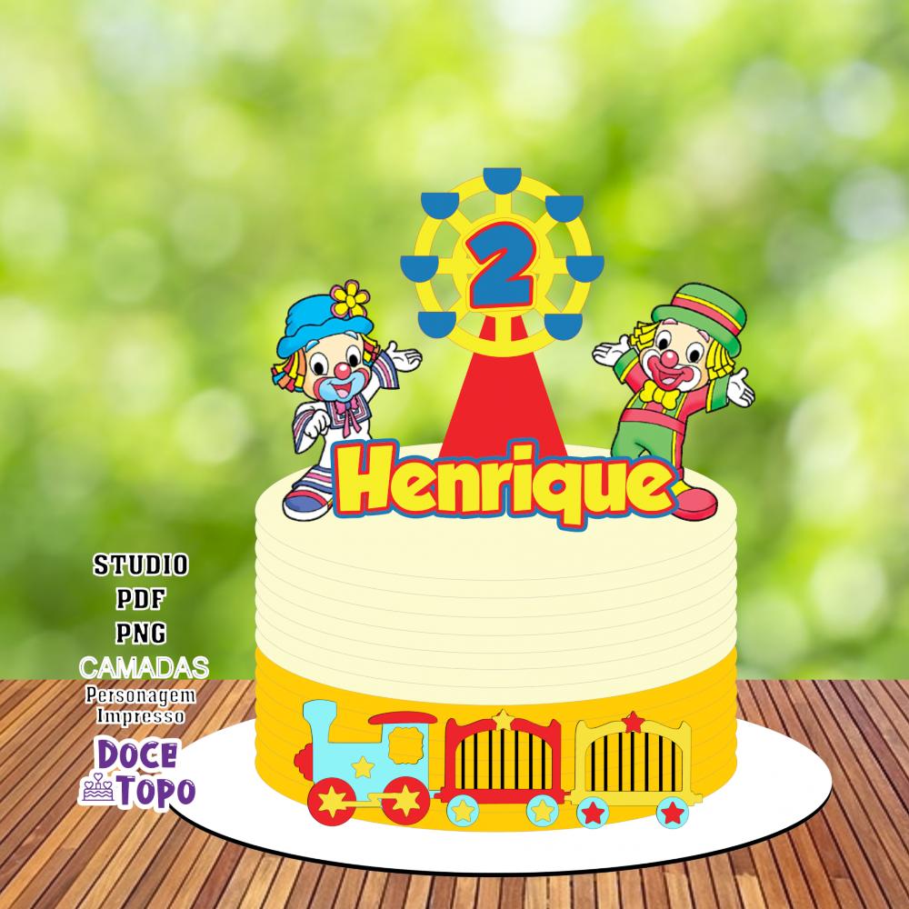 Topo de Bolo Patati Patata 01 Studio/PDF/PNG