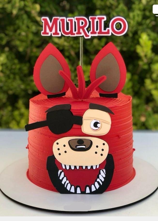 Topo de Bolo Animatronics FNAF 01 Studio/PDF/PNG