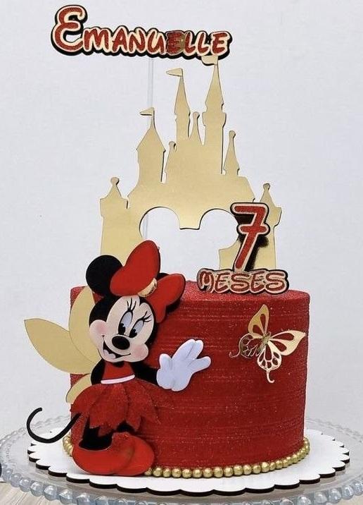 Topo de Bolo Minnie 11 Studio/PDF/PNG