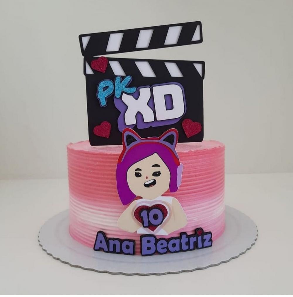 Topo de Bolo PKXD 01 Studio/PDF/PNG