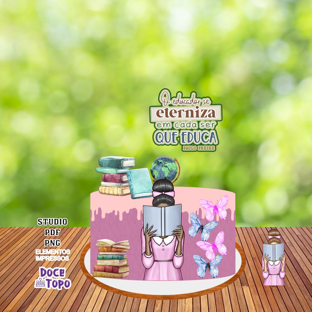 Topo de Bolo Professores 01 Studio/PDF/PNG