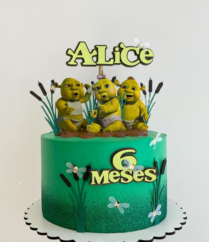 Topo de Bolo Shrek 02 Studio/PDF/PNG