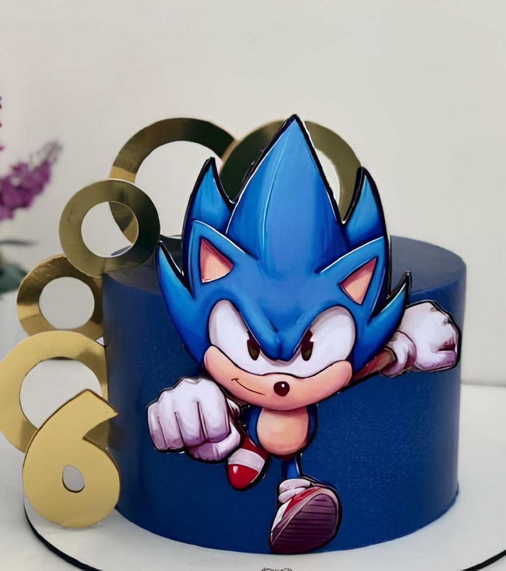 Topo de Bolo Sonic 07 Studio/PDF/PNG
