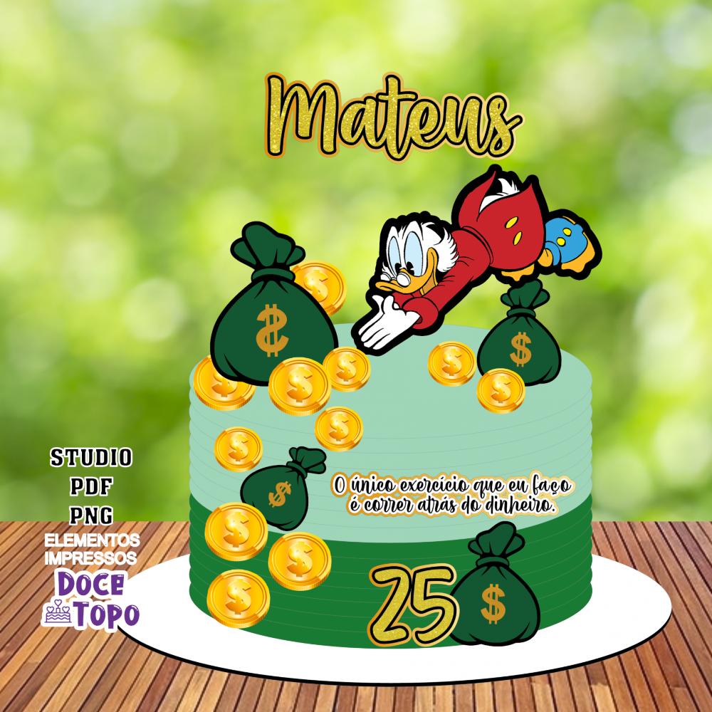 Topo de Bolo Tio Patinhas 01 Studio/PDF/PNG