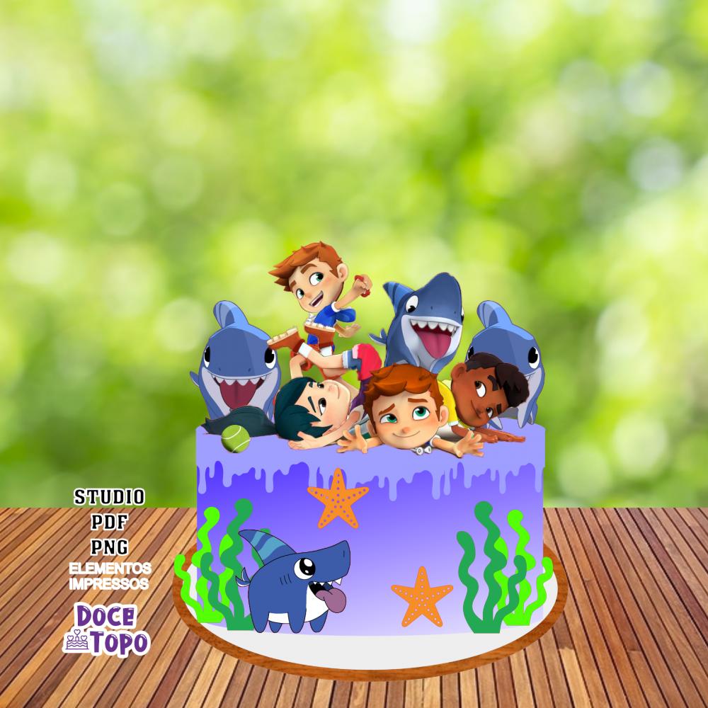 Topo de Bolo Tubacão 01 Studio/PDF/PNG