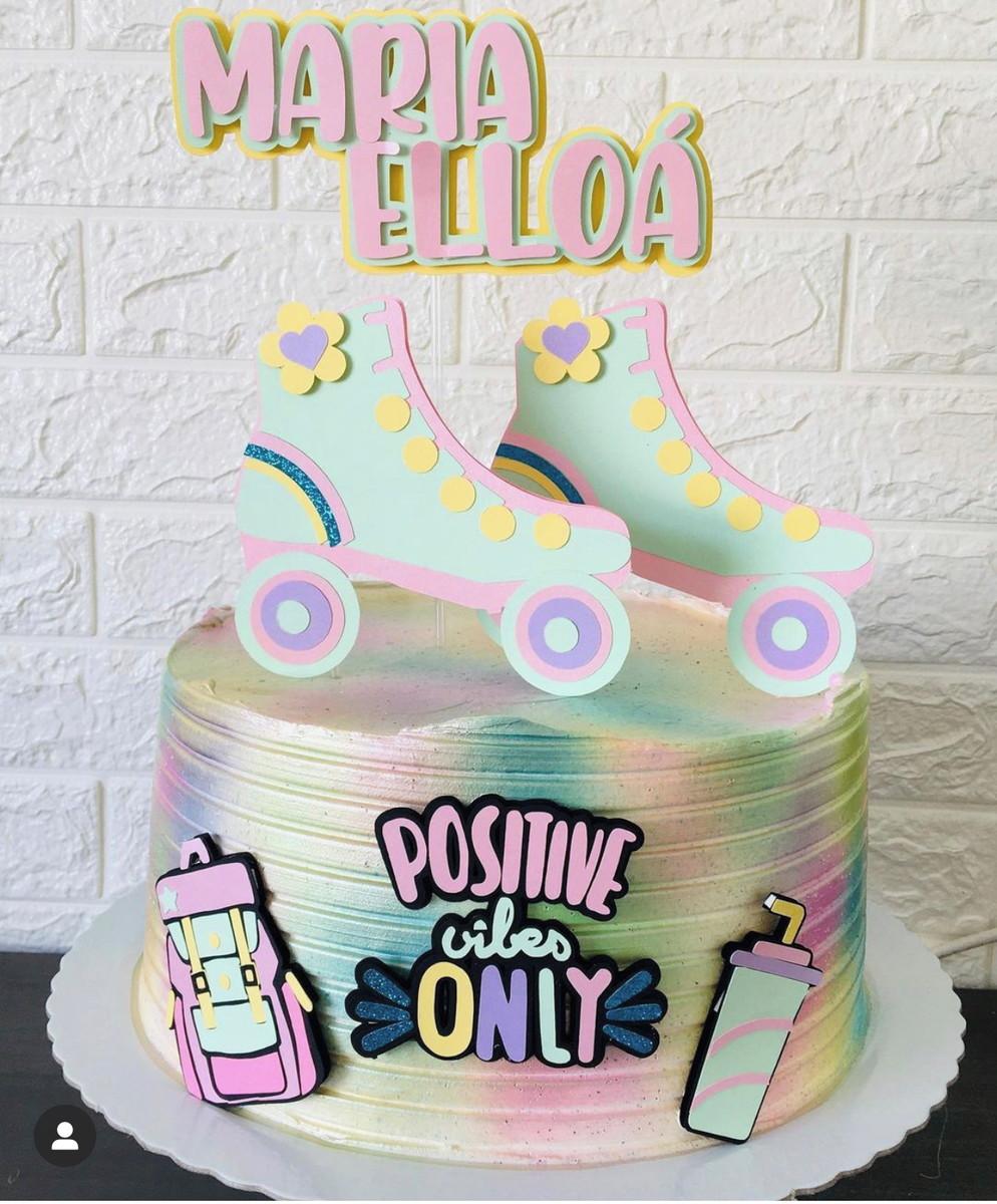 Topo de Bolo VSCO Girl 02 Studio/PDF/PNG