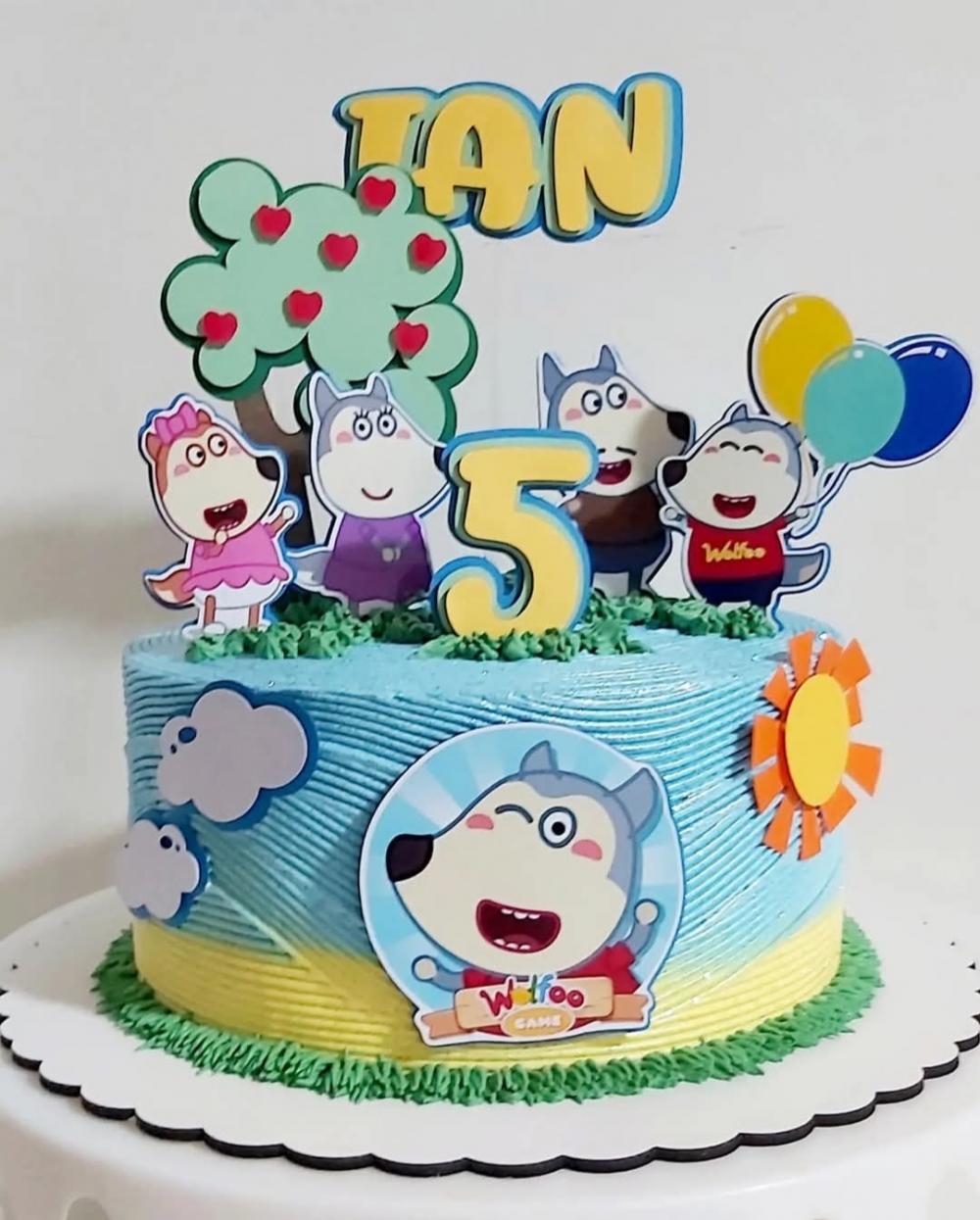 Topo de Bolo Wolfoo 01 Studio/PDF/PNG