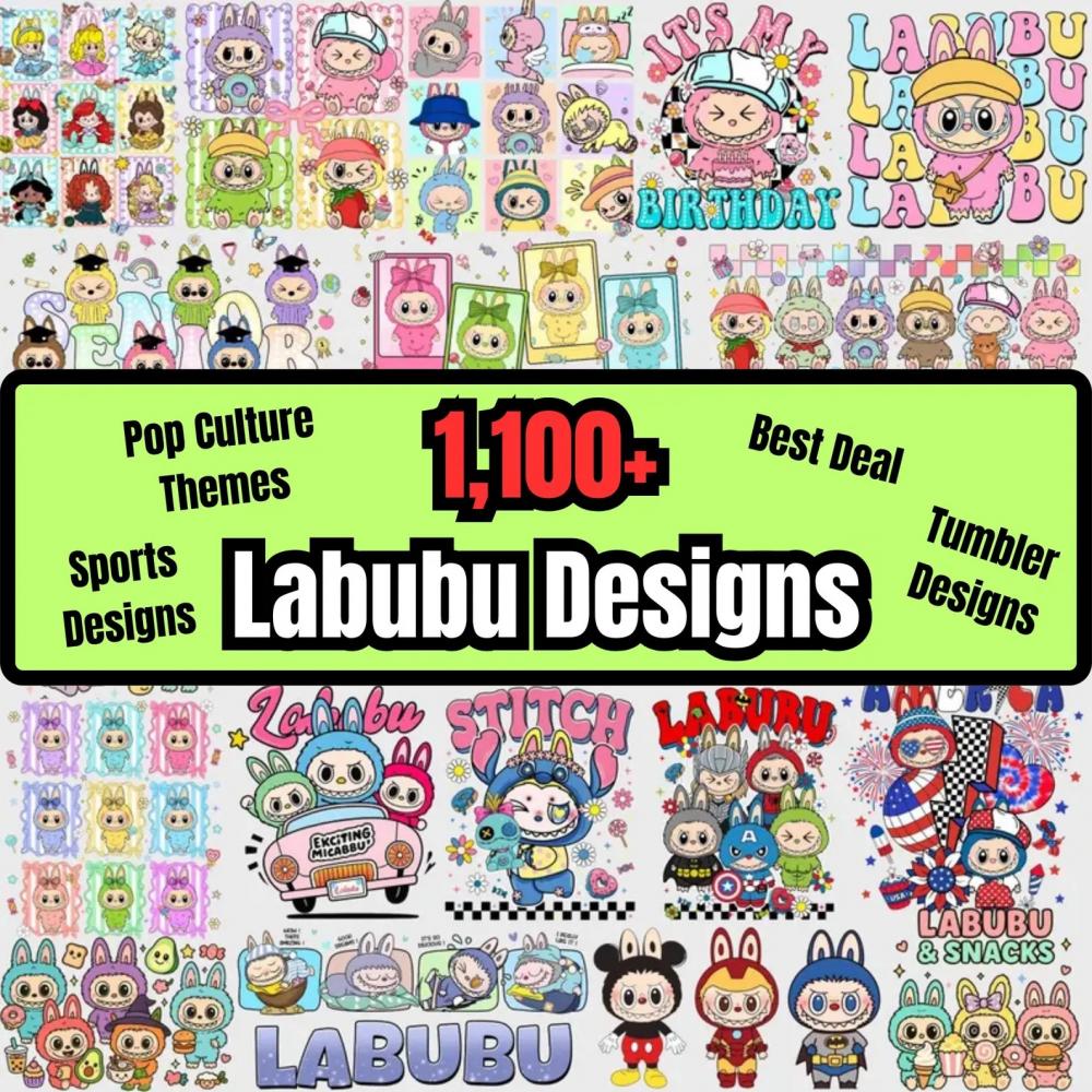 Kit Digital Labubu Mega Bundle 5000 PNG+SVG