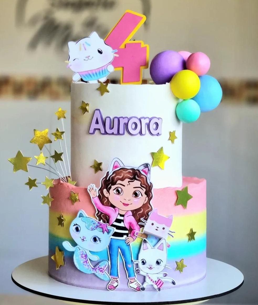 Topo de Bolo A Casa Mágica da Gabby 11 Studio/PDF/PNG