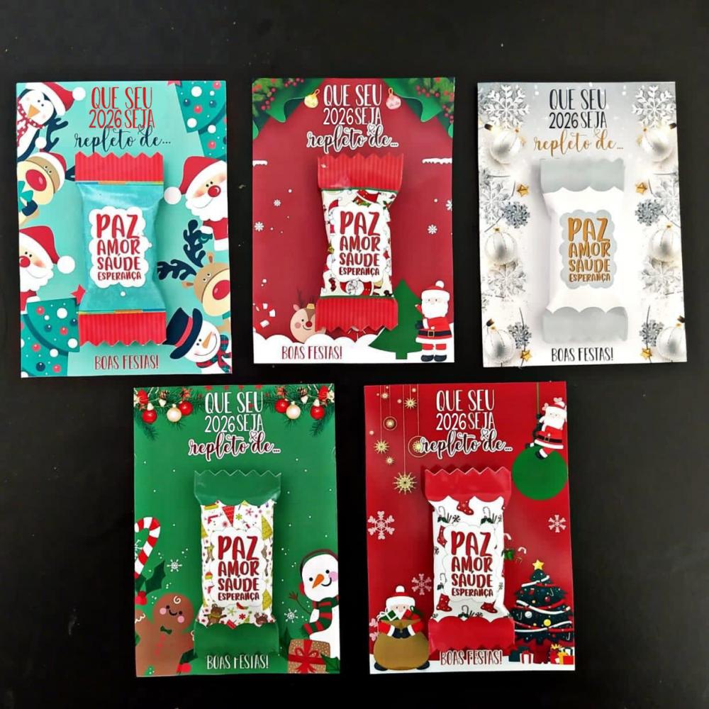 Arquivo Card Balinha Natal PDF/PNG