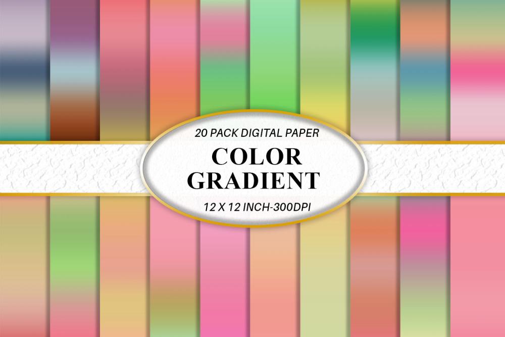 Kit Digital Png Papéis Digitais Gradiente 01