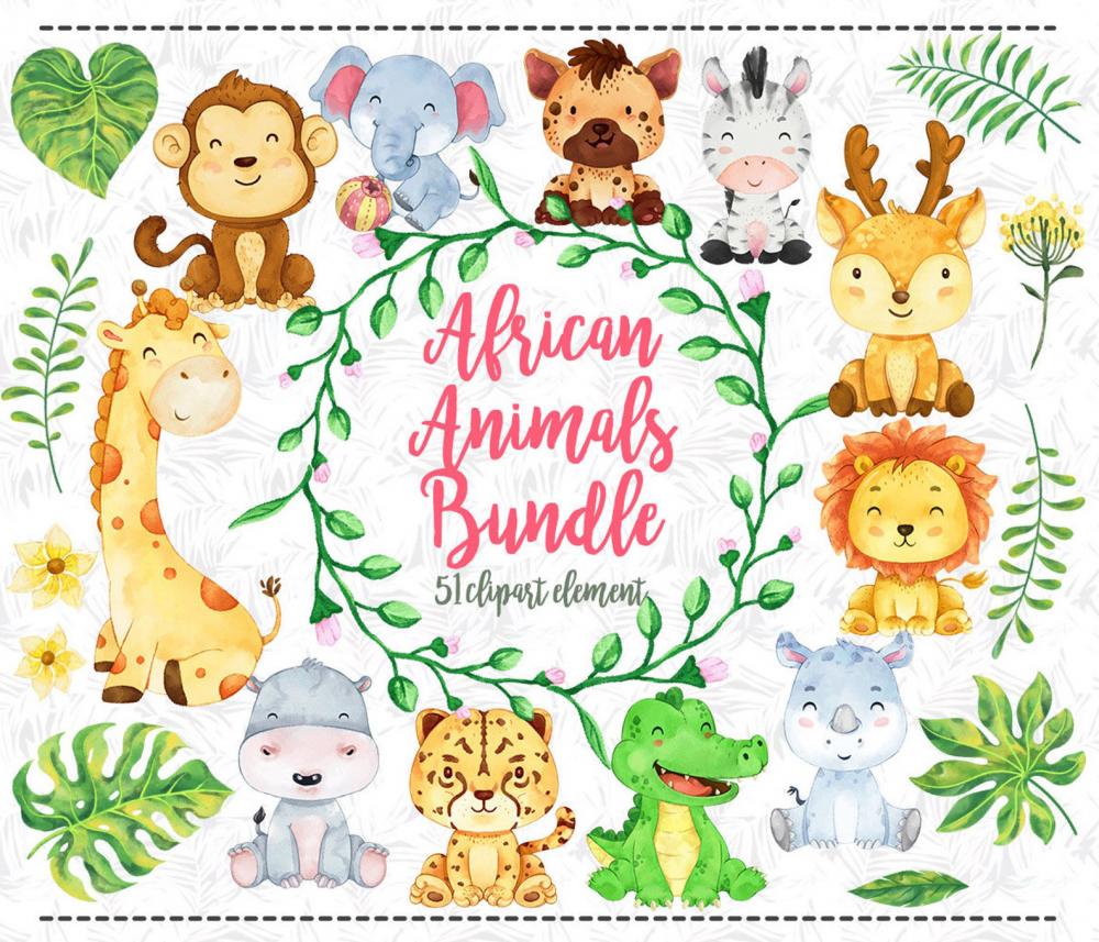 Kit Digital Png Papéis Digitais Safari 01