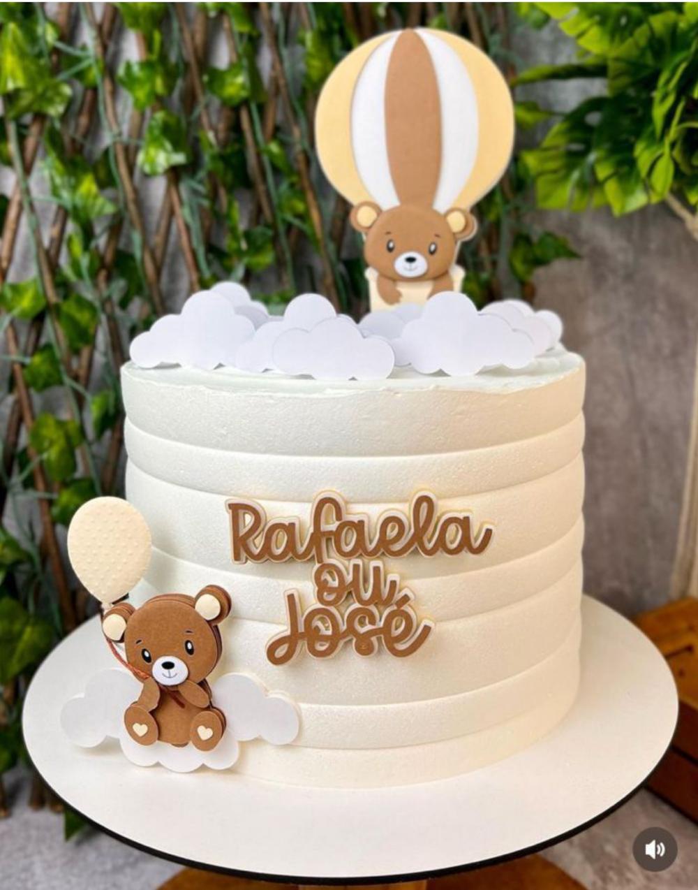 Topo de Bolo Chá Revelação 15 Studio/PDF/PNG