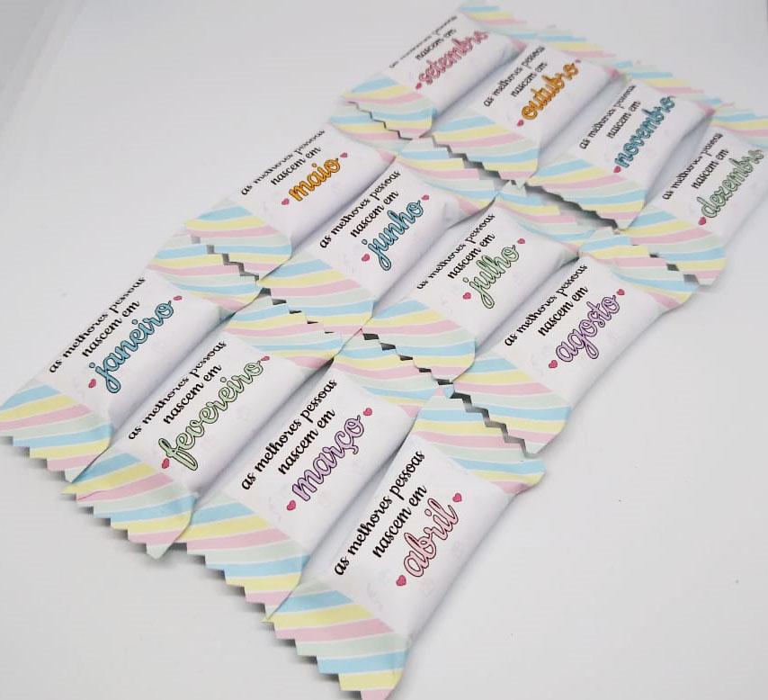 Arquivo Balinha Mês Aniversário PDF/PNG