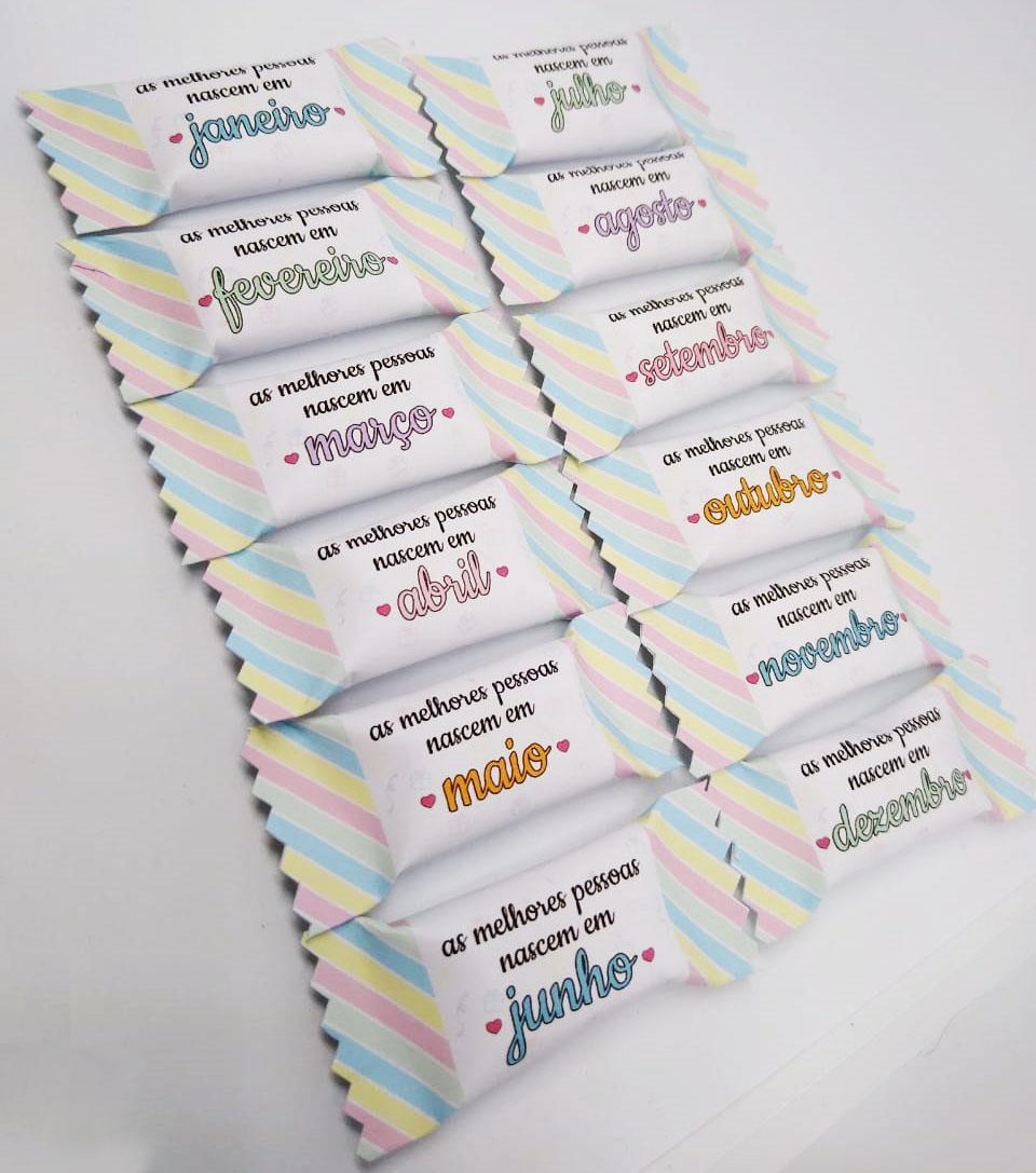 Arquivo Balinha Mês Aniversário PDF/PNG