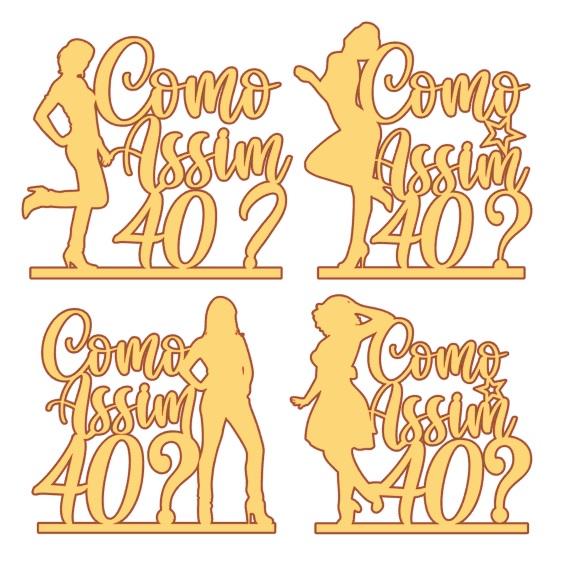 Topo de Bolo 40 Anos 03 Studio