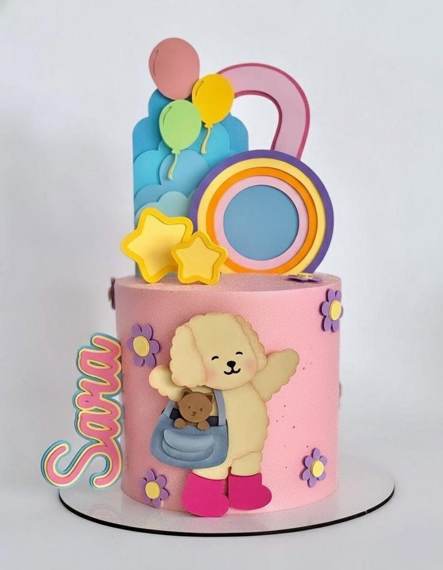 Topo de Bolo Bobbie Goods 08 Studio/PDF/PNG